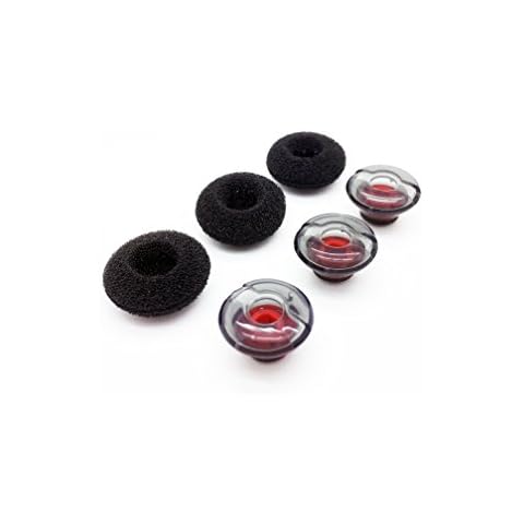 AvimaBasics Voyager 5200 5220 Ear Tips - 3 Pack Medium Replacement Earbuds Eartips Eargels & Foams set Compatible with Plantronics Voyager 5200 5220 Wireless Bluetooth Headset - Ultra Comfort Cover