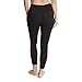 Jockey Women's Cotton Stretch Basic 7/8 Leggings Deep Black