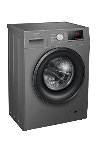 Hisense 7Kg Front Loading Washing Machine 1200 Rpm Silver Model Wfpv7012Mt -1 Years Full Warranty.