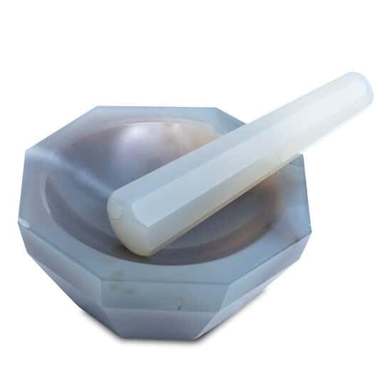 Miniatura 2 de Cole-Parmer Juego de mortero y mortero de ágata de 3", 0.8 fl oz