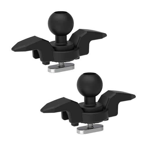 EDSRDPLT 2PCS Kayak Line Cleat with 1inch Ball for Kayak Track Mount, Kayak Accessories, Kayak Anchor Cleat Mount