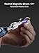 GROWNEER Upgraded Digital Torque Screwdriver, 3.5-70.8 In-lbs/0.4-8 Nm, 1/4'' Drive Inch Pound Rachet Torque Screwdriver Electrician with Buzzer & LED Indicator, Torque Wrench Screwdriver Set