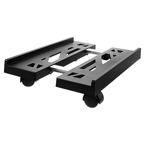 Uonlytech Support de Tour d'Ordinateur Mobile roulettes Ajustable Charge Kg Compatible la Plupart des Boîtiers pour Bureau et Maison