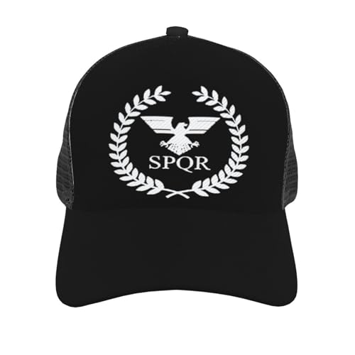 SPQR Mesh Baseball Cap - Classic Adjustable Peaked Cap, Trucker Hat for Men and Women2