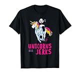 Unicorn are Jerks Panda Riding Unicorn T-Shirt T-Shirt