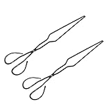 EPIGEIST 2 Stück Teiliges Feuerholz Zangen Grillzange Lang Barbecue Kohlezange Hitzebeständig...