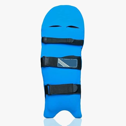 Image of Cricket Leg Guard Pad Skin Cover /Outer Skin (1 Pair) Sky Blue