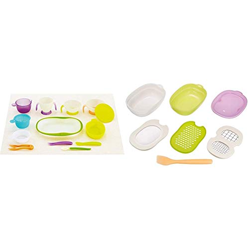 Combi コンビ ベビーレーベル ステップアップ食器セット & Combi (コンビ) ベビーレーベル 離乳食ナビゲート 調理セット 5カ月頃~対象【セット買い】のサムネイル