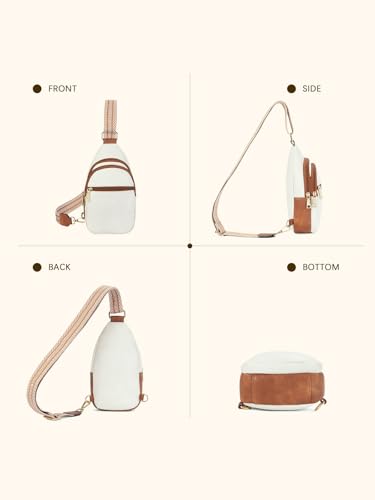 Image of Telena Sling Bag for Women Crossbody Fanny Packs for Women Leather Sling Chest Bag