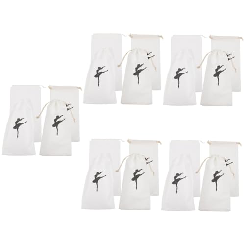 Chaussures de danse sac de rangement souple Mipcase lot de 5 avec cordon de serrage pratique