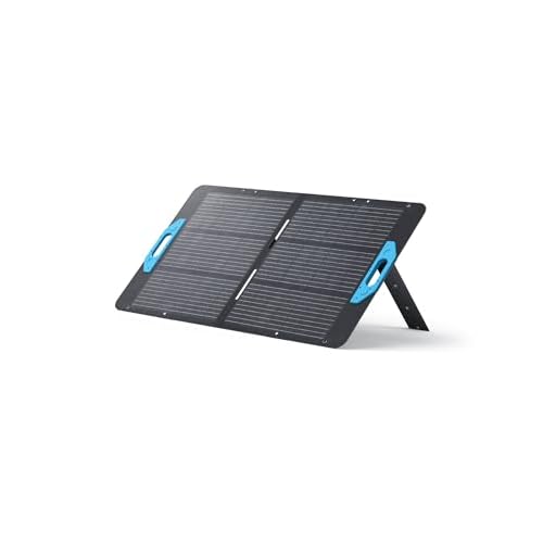 Anker SOLIX PS100 Solar Panel with Adjustable Kickstand, 100W Foldable Portable Solar Charger, IP67 Waterproof, 23% Higher Energy Conversion Efficiency, for Camping, RVs, and Blackouts 100W