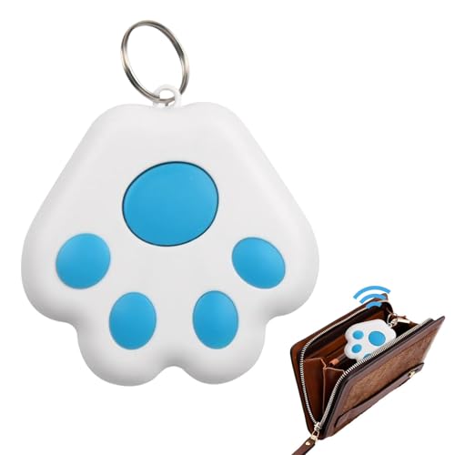 Buscador de llaves, mini GPS para niños y perros con forma de garra de gato, buscador de teléfono inalámbrico de larga espera, rastreador de artículos en tiempo real para localizar niños, mascotas