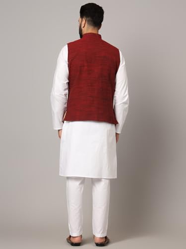 Image of LATEST CHIKAN Men's Nehru Jacket /Waistcoat Sophisticated Ethnic Wear