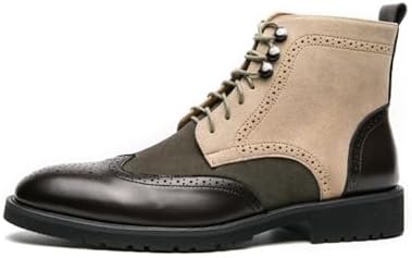 Santimon Men's Wingtip Brogue - Stylish Comfort