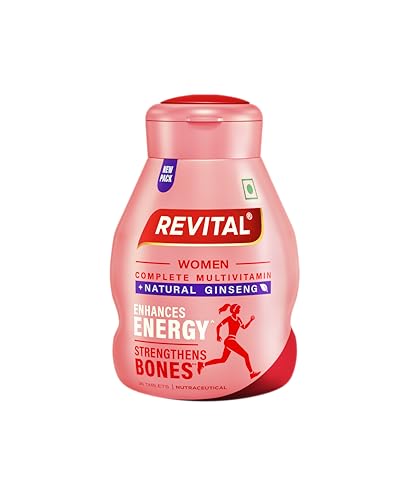 Revital H for Woman with Multivitamins, Calcium, Zinc & Natural G...