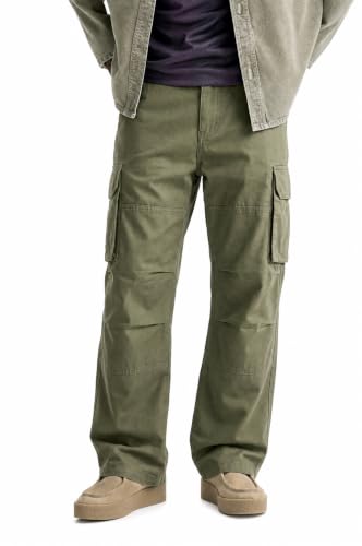 Image of Lymio Cargo for Men | Cotton Cargo Pant | Drawstring Waist Pant (Available Also Plus Size) (46-49)