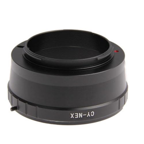 Anello Adattatore Obiettivo CY-NEX per montare obiettivi con attacco compatibile con Contax/Yashica su foocamere con attacco compatibile con Sony nex E-mount