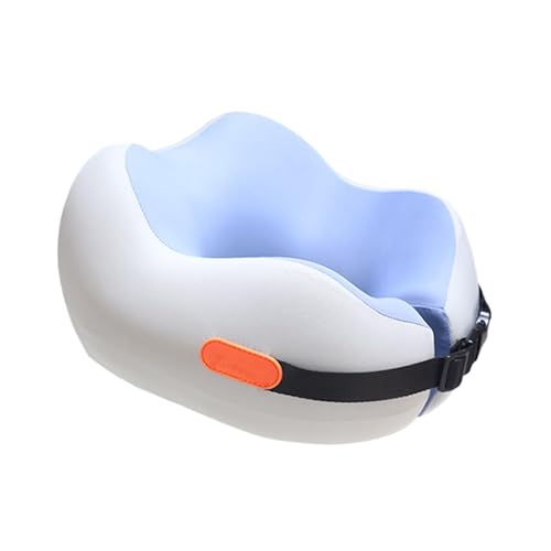Almohada cervical de viaje, cojín de viaje en avión, cojín ergonómico para avión, cojín cervical lavable, cómodo cojín de viaje, accesorio de viaje transpirable para coche, escuela, viajes, dormitorio