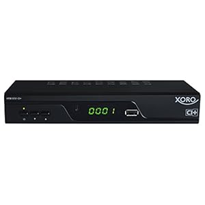 Xoro HRM 8761 CI+ receiver (DVB-C/T2 HD, USB PVR, LAN) zwart