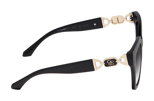 Lunettes de soleil branches chaîne Jessica Simpson face carrée sculptée