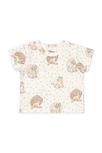 MONICA + ANDY Short Sleeve Crewneck T Shirt Size 3T Disneys The Lion King 100% Organic Toddler Clothes for Girls and Boys Sustainable Super Soft Fabric Sizes for Kids Toddler & Infant