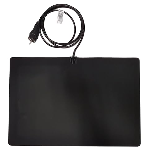 Wetterfeste Gummi-Heizmatte für Außenbereiche, bis zu 70°C, 40 x 60 cm, ideal für Marktstände, Weihnachtsmarktstände, Fußmatte im Freien oder in geräumigen Produktionshallen.