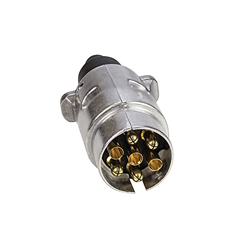 Unitec 801391 Enchufe de 7 pins, metal
