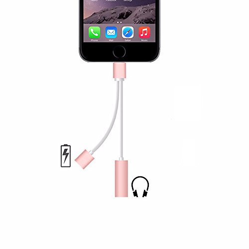 Onway Lightning Port Adapter Charge Jack 3.5 mm Audio Interface Headphone Connector Converter Cable For IOS Devices iPad iPod iPhone 7 7 Plus 6 6s Plus