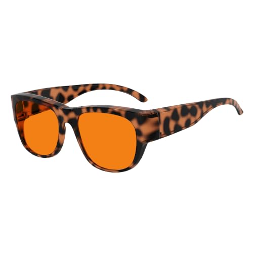 Image of Eyekepper Mens Fit Over Blue Light Blocking Glasses Computer Gaming Eyeglasses for Women