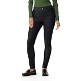 LEVI Strauss Signature Figurformende Damen Skinny Jeans zum Hineinschlüpfen (auch in Übergröße erhältlich), Retro Dark, 46 Lange
