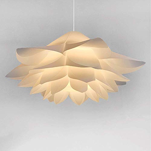 Lampe créative salon restaurant suspension design lustre lotus art décoratif