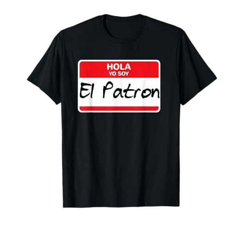Camiseta de inmigración latina para Halloween, Hola Yo Soy El Patrón Camiseta