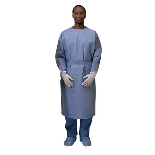 Cardinal Health 3201PG Nonsterile Procedure Gown, XL, SMS Fabric, Blue (Pack of 60)