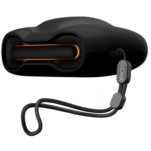 Image of Soft Silicone Case Cover Compatible for GoBoult Audio UFO | GoBoult Astra | GoBoult Mustang Torq (Black,Lanyard)