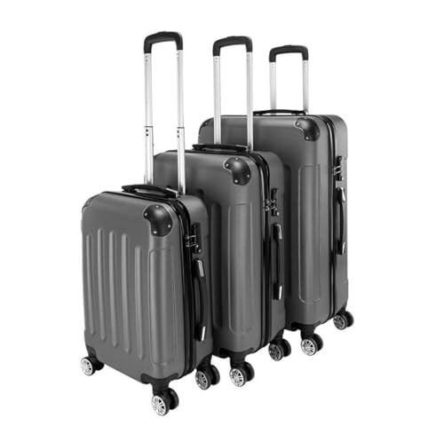 Portable Trolley Case 3-in-1, 20/24/28 Inch Dark Gray - Lightweight Travel Luggage with Large Capacity, Ergonomic Design for Long Trips2