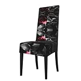Design gothique à couverture complète : ces housses de chaise de salle à manger extensibles disposent d'un design à couverture complète qui peut instantanément transformer et rénover n'importe quelle vieille chaise tout en la protégeant des accidents des enfants et des rayures d'animaux domestiques.