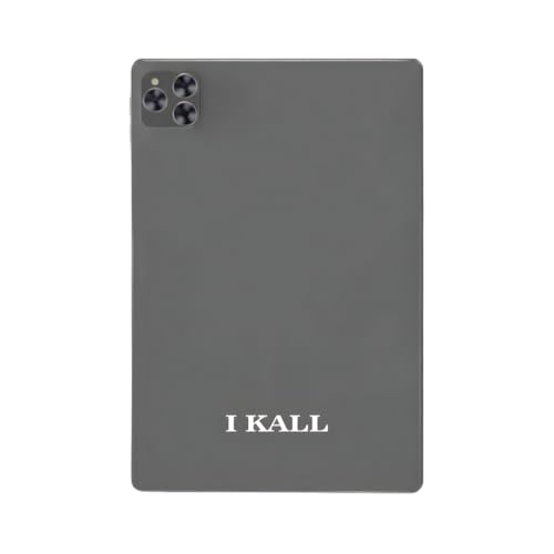 Image of IKALL N19 4G Calling Tablet, 10 Inch Display, 4GB RAM + 64GB Storage (Expandable) | Android Tablet with Octa-Core Processor, 13MP Rear Camera + 8MP Front Camera, 6000mAh Battery, WiFi, Dual SIM | Grey