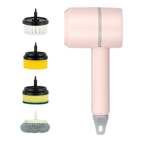 Máquina de Limpieza eléctrica inalámbrica, Recargable por USB, auático, Cepillo lavavajillas para Cocina, bañera, azulejo, Herramienta de Limpieza Profesional