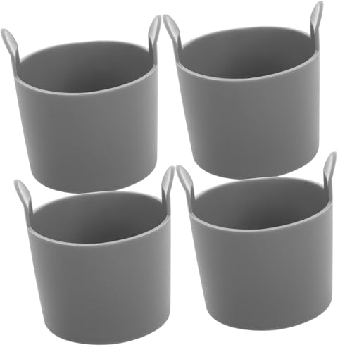 DIYEAH 4 Moldes para Huevos Cocidos Moldes para Huevos Escalfados Moldes para Muffins De Silicona Moldes para Freír Muffins Gigantes Moldes De Silicona para Huevos Moldes para