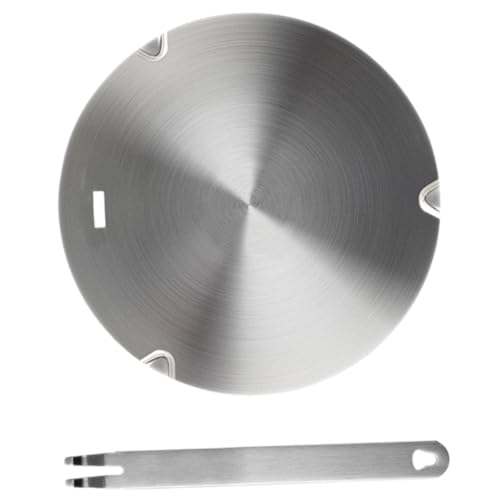 GRIRIW Induction Cooker Heat Diffuser Plate Gas Stove Protector Stainless Steel Adapter for Kitchen