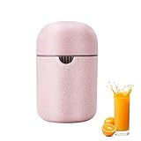 kvekve Exprimidor Manual, Exprimidor Limon, Exprimidor De Cítricos,Dos Formas De Uso Para Diferentes Frutas (rosa)