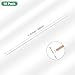 M METERXITY 10-Pack Copper Round Rod 1.2mm Dia. 11.81 Inch Length T2 Copper Stock Solid Rod Lathe Bar for Metal Crafts DIY/Gardening/Industry/Decoration Pure Tube