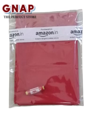 Image of Cotton Lining Cloth 2.5 Meter| for Kurta| Womens Dresses |Inside Materials |Stiching Material (Red)