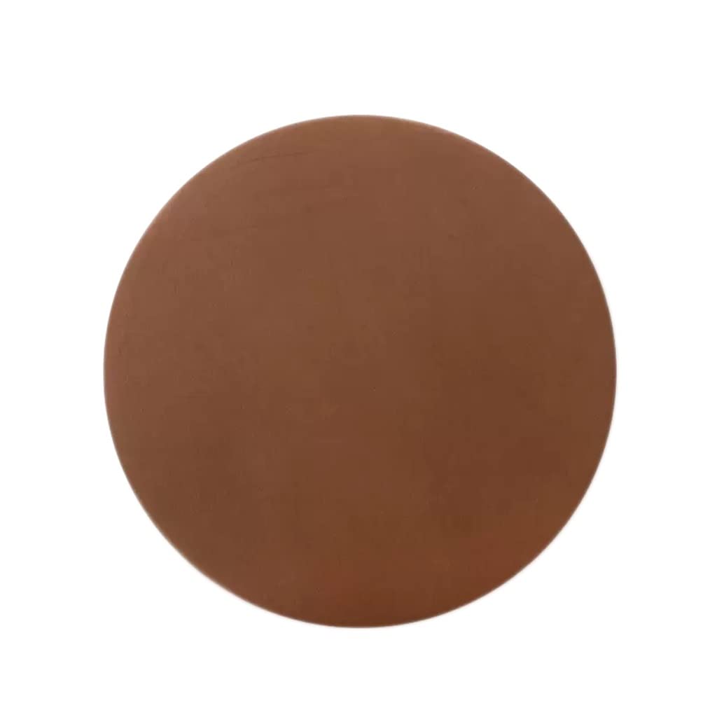 Coussin de chaise rond mousse mémoire de forme premium marron - 3
