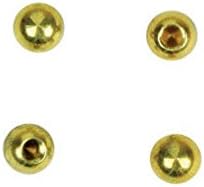 Jandorf Solid Brass Balls For Light Fixture 3/8 In. Dia, 8/32 In. Brs Finish