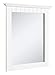 Design House Cottage Mirror, White