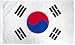 South Korea Flag - Beautiful Double-stitched - 100% Polyester w/Brass Grommets 3' x 5'