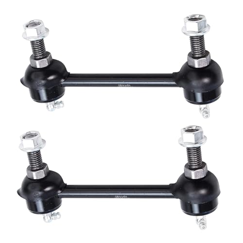Image of Detroit Axle - 14pc Front End Suspension Kit for 2000-2006 Volvo S80 2 Lower Control Arms 2 Lower Ball Joints 4 Inner Outer Tie Rods 4 Front Rear Sway Bars 2 Boots 2001 2002 2003 2004 2005 Replacement