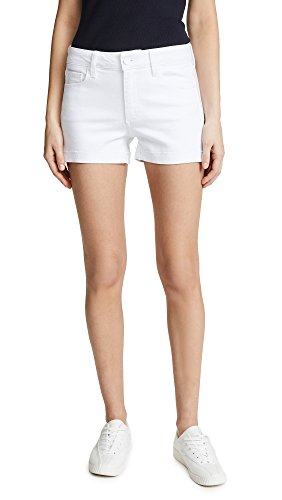 PAIGE Women's Jimmy Jimmy Shorts, Crisp White, 29
