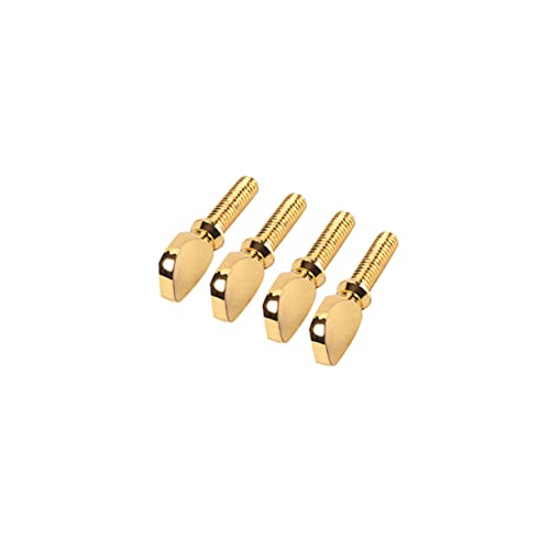 ifundom 4個 ソプラノサックス用サックスネジ サックス合字ネジ アルトサックスアクセサリー テナーサックス スチールマウスピースリガチャースクリュー スチールサックスネジ Golden